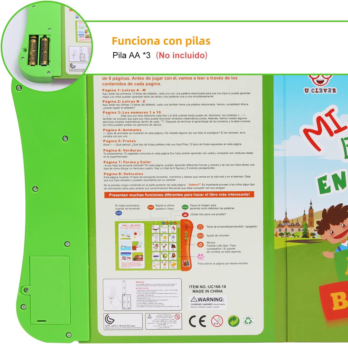 Libro Interactivo Aprendizaje Infantil